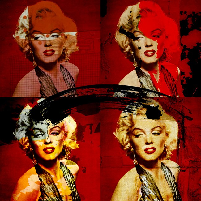 X. Marilyn Monroe x 4 